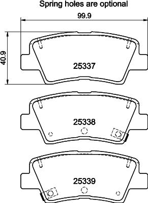 Pagid T3194 - Тормозные колодки, дисковые, комплект autosila-amz.com