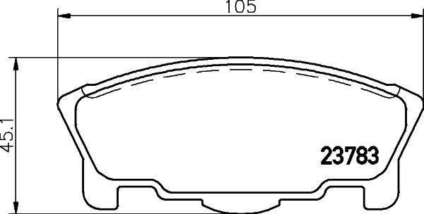 Pagid T3128 - Тормозные колодки, дисковые, комплект autosila-amz.com