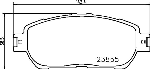 Pagid T2537 - Тормозные колодки, дисковые, комплект autosila-amz.com