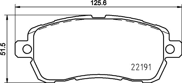 Pagid T2601 - Тормозные колодки, дисковые, комплект autosila-amz.com