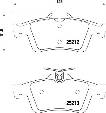 Pagid T2050 - Тормозные колодки, дисковые, комплект autosila-amz.com