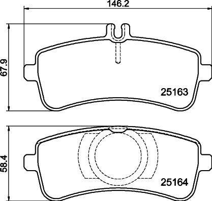 Pagid T2187 - Тормозные колодки, дисковые, комплект autosila-amz.com