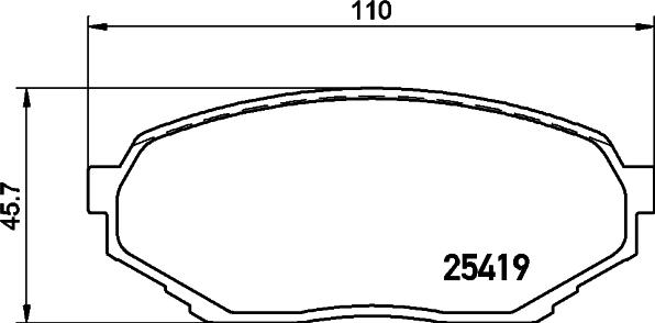 Pagid T2134 - Тормозные колодки, дисковые, комплект autosila-amz.com