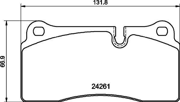 Pagid T2888 - Тормозные колодки, дисковые, комплект autosila-amz.com