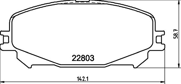 Pagid T2711 - Тормозные колодки, дисковые, комплект autosila-amz.com