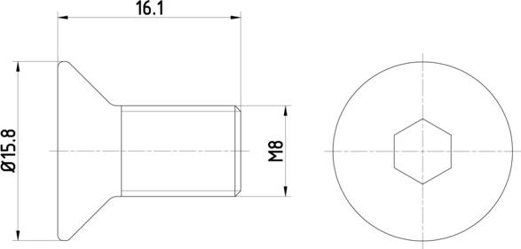 Pagid TPM0006 - Болт, диск тормозного механизма autosila-amz.com