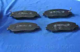 Parts-Mall PKA-035-S - Тормозные колодки, дисковые, комплект autosila-amz.com