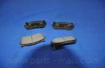 Parts-Mall PKB-008-S - Тормозные колодки, дисковые, комплект autosila-amz.com