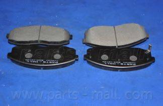 Parts-Mall PKB-024 - Колодки тормозные дисковые передние, комплект autosila-amz.com
