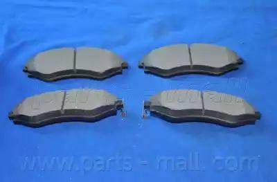 Parts-Mall PKC-013 - Тормозные колодки, дисковые, комплект autosila-amz.com