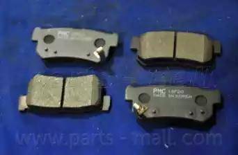 Parts-Mall PKD-004-S - Тормозные колодки, дисковые, комплект autosila-amz.com