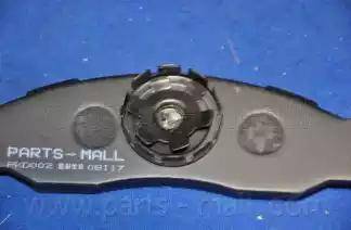 Parts-Mall PKD-002 - Тормозные колодки, дисковые, комплект autosila-amz.com