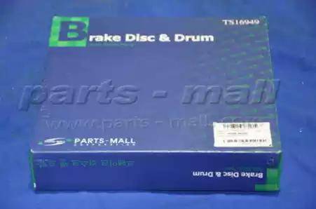 Parts-Mall PRA-046 - Тормозной диск autosila-amz.com