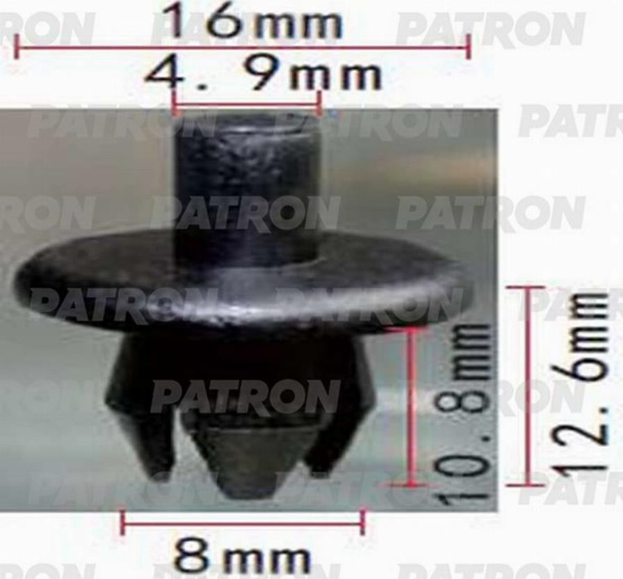 Patron P371086 - Зажим, клипса, молдинг autosila-amz.com