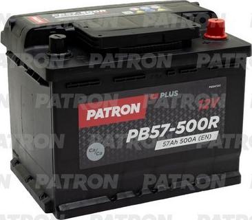 Patron PB57-500R - Стартерная аккумуляторная батарея, АКБ autosila-amz.com