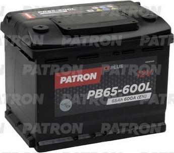 Patron PB65-600L - Стартерная аккумуляторная батарея, АКБ autosila-amz.com