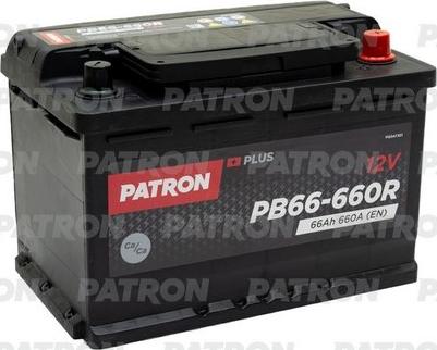Patron PB66-660R - Стартерная аккумуляторная батарея, АКБ autosila-amz.com