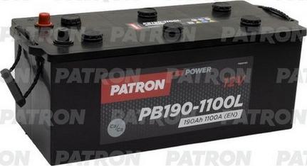 Patron PB190-1100L - Стартерная аккумуляторная батарея, АКБ autosila-amz.com