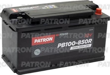 Patron PB100-850R - Стартерная аккумуляторная батарея, АКБ autosila-amz.com
