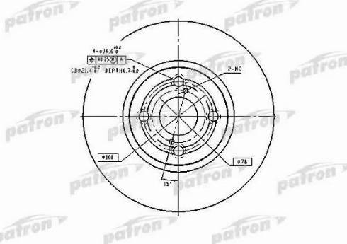 Patron PBD9559 - Тормозной диск autosila-amz.com