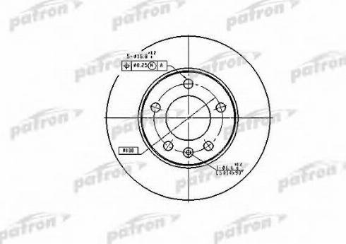 Patron PBD7027 - Тормозной диск autosila-amz.com