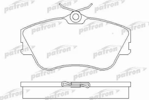 Patron PBP970 - Колодки тормозные дисковые передн VW: TRANSPORTER IV c бортовой платформой 90-03, TRANSPORTER IV авт autosila-amz.com