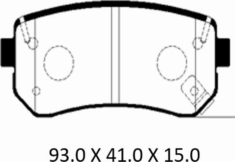 Patron PBP099KOR - Тормозные колодки, дисковые, комплект autosila-amz.com