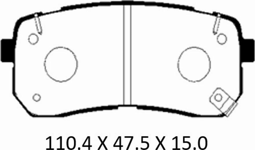 Patron PBP019KOR - Тормозные колодки, дисковые, комплект autosila-amz.com