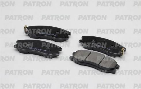 Patron PBP1524KOR - Тормозные колодки, дисковые, комплект autosila-amz.com