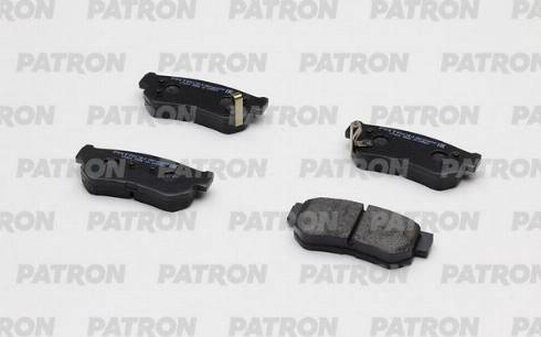 Patron PBP1606KOR - Тормозные колодки, дисковые, комплект autosila-amz.com