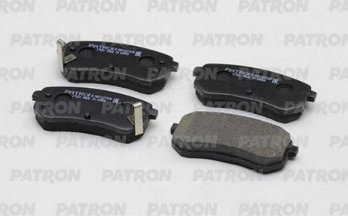 Patron PBP1627KOR - Тормозные колодки, дисковые, комплект autosila-amz.com