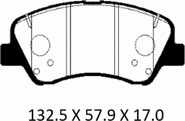 Patron PBP188KOR - Тормозные колодки, дисковые, комплект autosila-amz.com