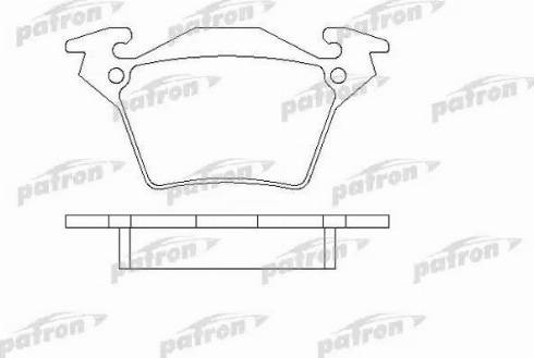 Patron PBP1305 - Тормозные колодки, дисковые, комплект autosila-amz.com