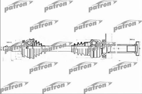 Patron PDS4500 - Приводной вал autosila-amz.com