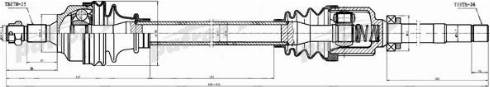 Patron PDS0283 - Приводной вал autosila-amz.com