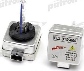 Patron PLX-D1S5000 - Лампа газоразрядная D1S 85V 35W PK32d-2 5000K Сделано в Корее autosila-amz.com