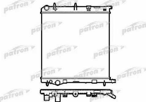 Patron PRS3033 - Радиатор, охлаждение двигателя autosila-amz.com