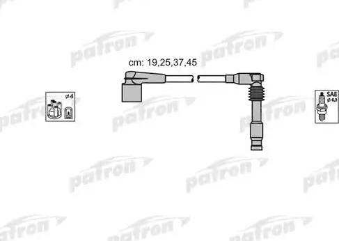 Patron PSCI1014 - Комплект проводов зажигания autosila-amz.com