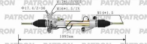 Patron PSG3054 - Рулевой механизм, рейка autosila-amz.com