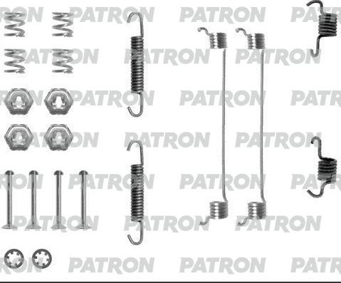 Patron PSRK0037 - Комплектующие, барабанный тормозной механизм autosila-amz.com