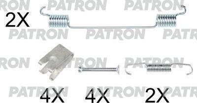 Patron PSRK0200 - Комплектующие, барабанный тормозной механизм autosila-amz.com