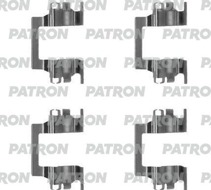 Patron PSRK1125 - Комплектующие для колодок дискового тормоза autosila-amz.com