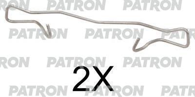 Patron PSRK1357 - Комплект монтажный тормозных колодок дисковых VOLVO: C70 II 2.0 D/2.4/2.4 D/2.4 i/D3/D4/D5/T5 06- autosila-amz.com