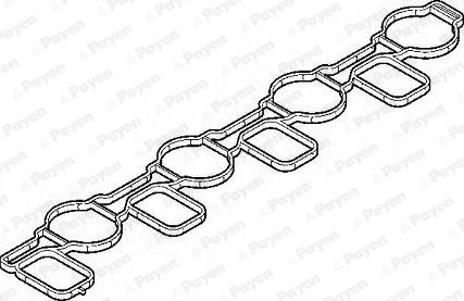 Payen JD6067 - Прокладка, впускной коллектор autosila-amz.com