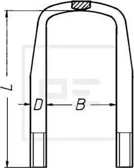 PE Automotive 015.077-00A - Стремянка рессоры autosila-amz.com