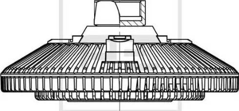 PE Automotive 250.156-00A - Сцепление, вентилятор радиатора autosila-amz.com