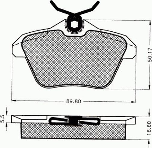 Pex 7.475 - Тормозные колодки, дисковые, комплект autosila-amz.com