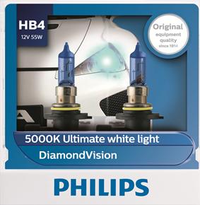 PHILIPS 9006DVS2 - ЛАМПА HB4 12V- 55W (P22D) (БЕЛЫЙ ХОЛОД.СВЕТ-ГОЛУБ.ОТТЕН.) DIAMOND VISION (2ШТ) autosila-amz.com