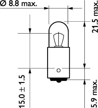 PHILIPS 13929MDCP - Лампа доп. освещ. MASTER DUTY 24V T4W BA9s (картон) (мин 10 шт) autosila-amz.com