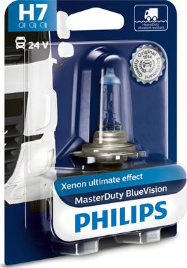 PHILIPS 13972MDBVB1 - Лампа Philips 24-70 Вт. H7 голубой спектр, виброустойчивая галогеновая, блистер 13972MDBVB1/53279130 autosila-amz.com